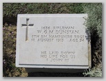 Hill 10 CWGC Cemetery: W G M Dunstan