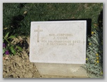 7th Field Ambulance CWGC Cemetery: J Cook