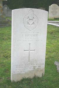 Arreton Cemetery : J Butcher