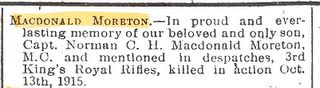 IWCP 13 Oct 1917 : Macdonald Moreton