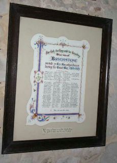 Brighstone St Mary Roll of Honour