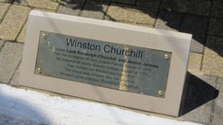 Churchill / Jerome plaque