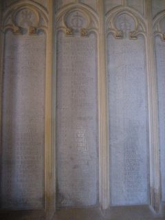 Carisbrooke Castle : IW Rifles War Memorial panel 2