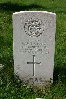East Cowes (Kingston Road) Cemetery : F W Harvey