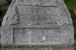 East Cowes : War memorial in 2006