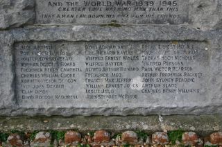 East Cowes : War memorial in 2006