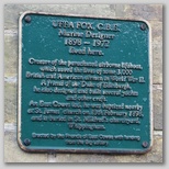 East Cowes Green Plaques - Fox