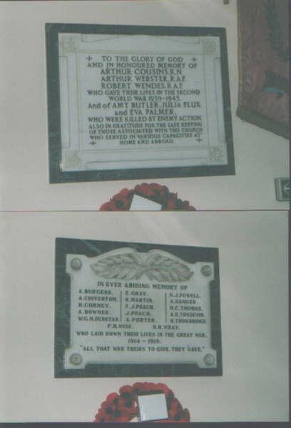 Newport : Congregational Church War Memorials  