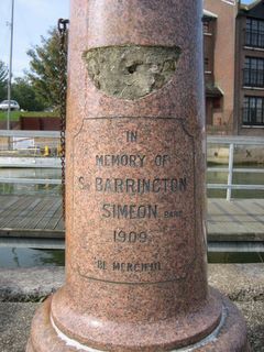 Newport : Sir Barrington Simeon memorial 