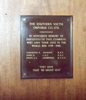 Newport : Southern Vectis Memorial  