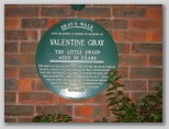 Newport : Valentine Gray plaque