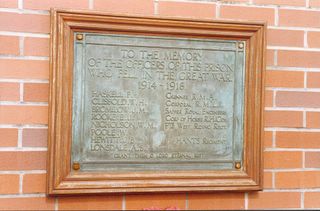Parkhurst Prison Officers War memorial
