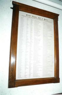 Camp Hill Prison Service Roll of Honour Great War (1)