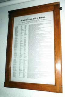 Camp Hill Prison Service Roll of Honour Great War (2)