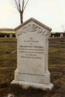 Parkhurst Military Cemetery :  T G Whitney