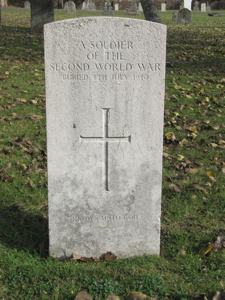Parkhurst Military Cemetery : Anonymous Soldier