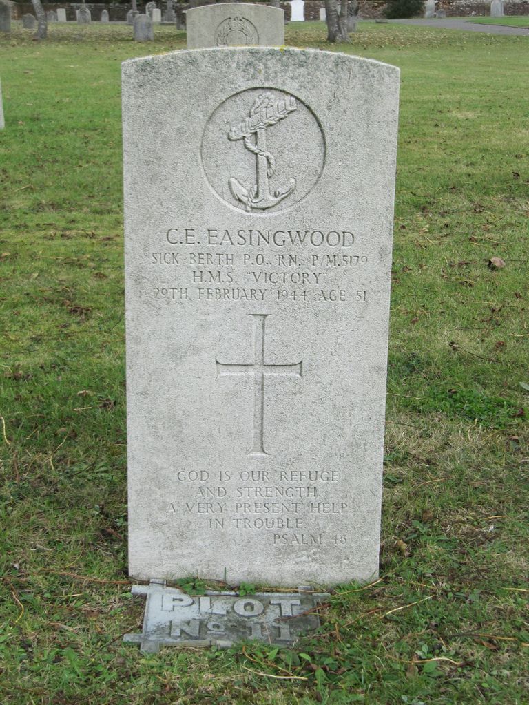 Parkhurst Military Cemetery : C E Easingwood
