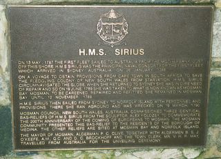 Ryde H M S Sirius memorial