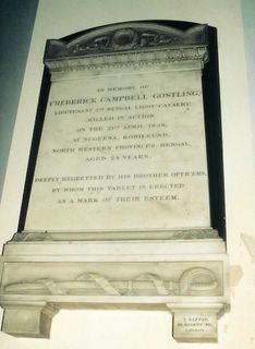 Ryde Holy Trinity Church Frederick Campbell Gostling memorial