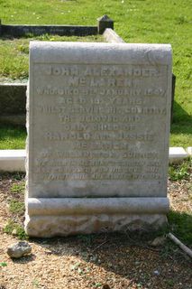 Sandown Cemetery : J A McLaren