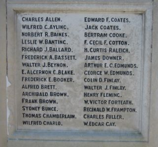 Shanklin War memorial 2007