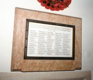Shanklin St Paul's Church War memorial