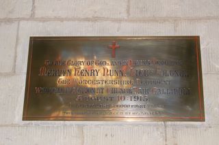 Shanklin St Saviour's Church M H Nunn memorial