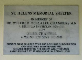St Helens Village Green Memorial Shelter