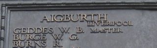 Tower Hill Memorial : W G Burge