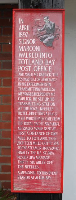 Guglielmo Marconi Totland Post Office