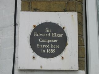 Ventnor : Edward Elgar visit plaque 2