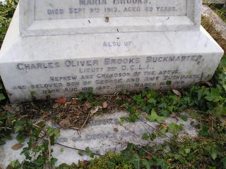 Ventnor Cemetery : Charles Oliver Brooks Buckmaster