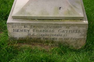 Yarmouth St James's Cemetery : H F Gatrell