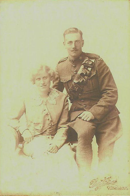 James Herbert Brading with wife / fiancÃ©e 